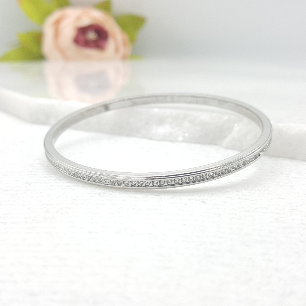 Loft Thin Paved Bangle